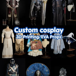 Custom Cosplay Costumes, Cosplay Commissions, Custom Eva/3d Printed Props, Custom Armor Props, Custom  Oc Costumes,Fantasy Props Commissions