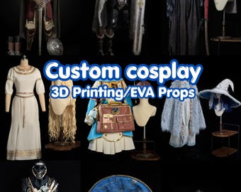 Custom Cosplay Costumes, Cosplay Commissions, Custom Eva/3d Printed Props, Custom Armor Props, Custom  Oc Costumes,Fantasy Props Commissions