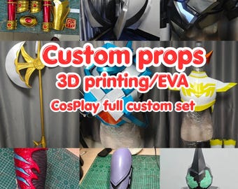 Custom Cosplay Props, Cosplay Commissions, Custom Eva/3d Printed Props, Custom Armor Props, Custom  Oc Costumes,Fantasy Props Commissions