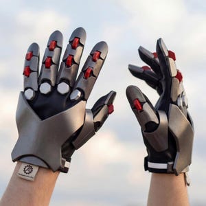 Rękawice Billy'ego Kida, rekwizyty do cosplayu Zenless Zone Zero, rękawice ZZZ Gloves, sprzęt ZZZ Billy Cos, rekwizyty EVA do gier wideo, prezent dla fanów ZZZ