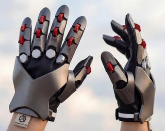 Guanteletes de Billy the Kid, Accesorios de cosplay de Zenless Zone Zero, Armadura de guantes ZZZ, Equipo de cosplay de Billy ZZZ, Accesorios de EVA para videojuegos, Regalo para fans de ZZZ