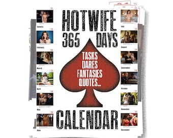 Hotwife Journey Calendar: 365 Dares, Tasks & Quotes (Digital Download)