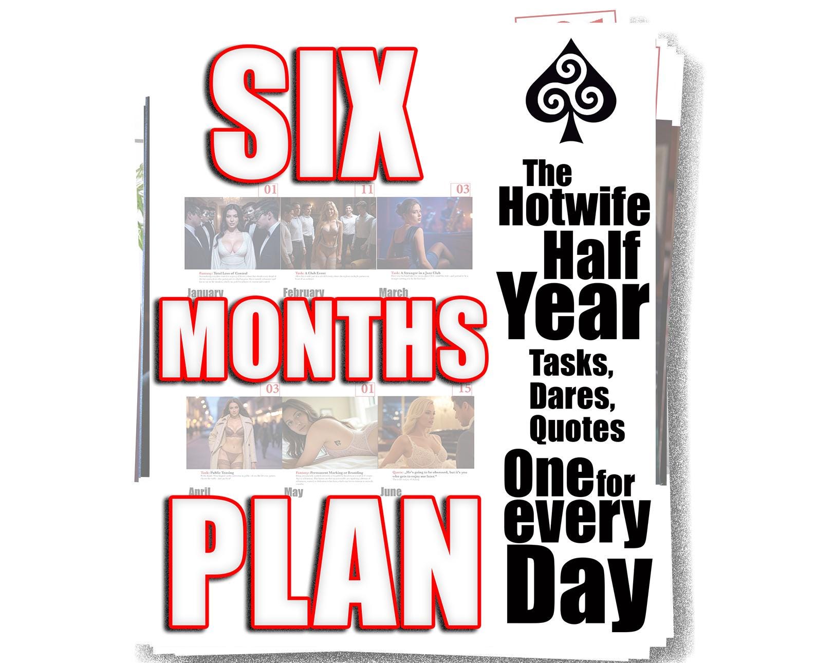 Turn your Wife into a Hotwife - 6 Months plan with lots of Tasks, Dares & Quotes