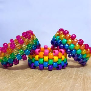 rainbow kandi cuff