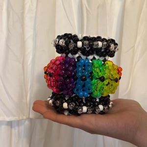 rainbow rotator kandi cuff