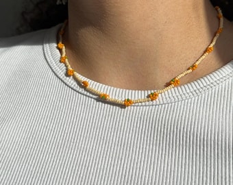 Pompoenkralenketting