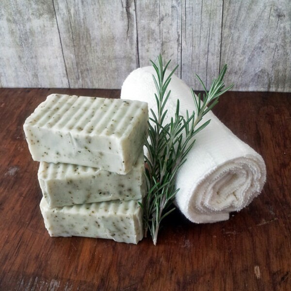 Handmade Garden Rosemary Soap Bar