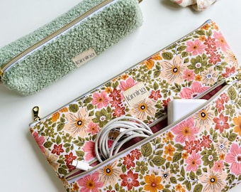 Laptoptasche Floral Macbook 11 "13" 14" 15" 16 "17" Zoll PC-Gehäuse Außentasche Geschenk für Sie Computer Dell Asus HP Huawei Nach Maß