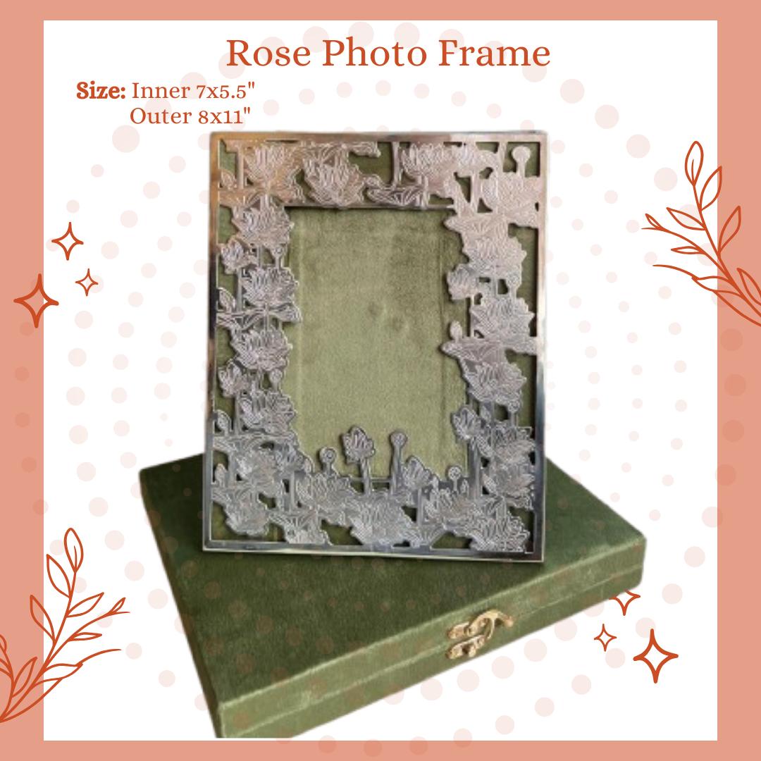 Local German Photo Frame German Silver Photo Frame Elegant Engraved Detailing - Etsy