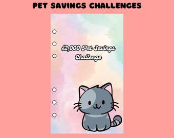 Cat Savings Challenge Dashboard,A6 budgeing dashboard, A6 dashboard, A6 cash inserts, low income savings, cash stuffing insert