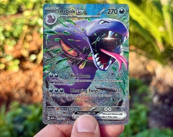 shiny arbok pokemon card - 27/68 your opponents Active Pokmons attacks do 30 less damage (before applying Weakness and Resistance) Pokmon TCG Arbok Card -