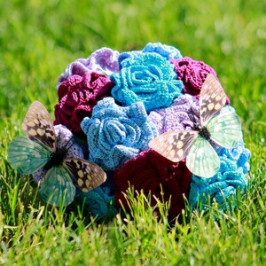 crochet flower bouquet