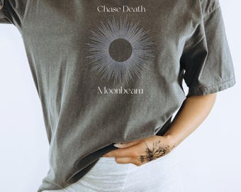 Moonbeam Comfort Colors T-Shirt, WTMH, Sarah A Parker, Officially Licensed, Bookish, When the Moon Hatched, Raeve and Kaan