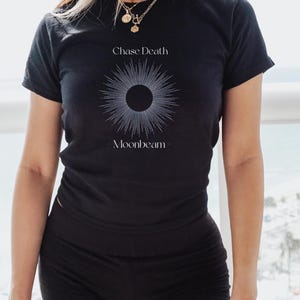 Moonbeam Baby T T-Shirt, WTMH, Sarah A Parker, Officially Licensed, Bookish, When the Moon Hatched, Raeve and Kaan