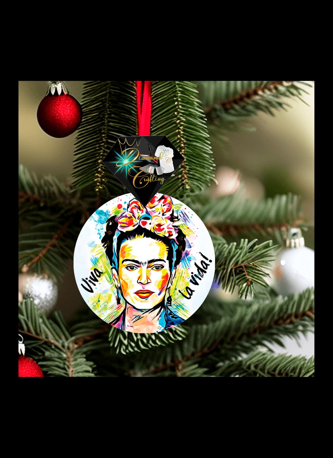 Frida Kahlo Ceramic Ornament - Etsy