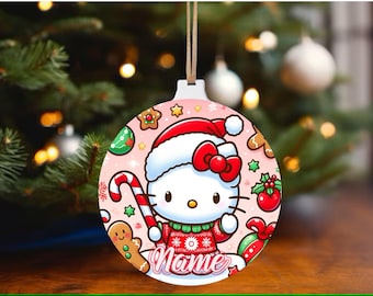 Adorno de ceramica de Hello Kitty personalizado