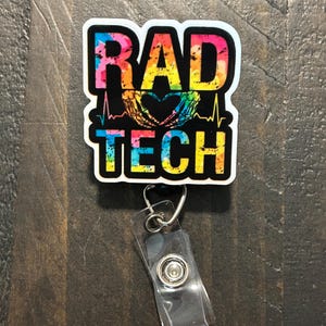 Badge Reel--Rad Tech