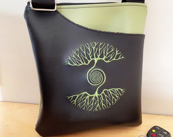 Tree of Life Front Pocket Cross Body Everyday Bag - Made to Order