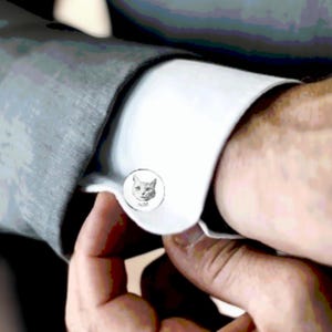 Personalization  Pet Portrait Cufflinks