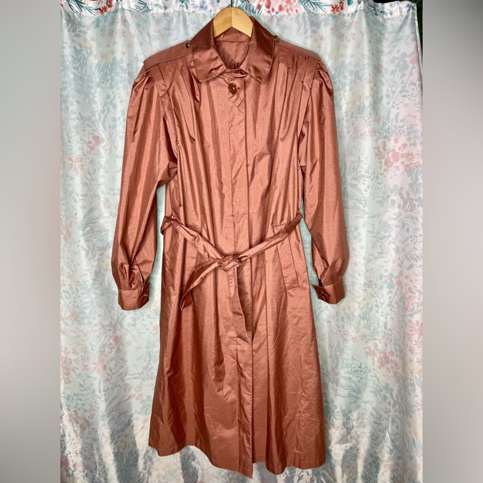 Laura Winston ウールコート　レザー切り替え　USA製　80s(?) Laura Winston Coat - Etsy