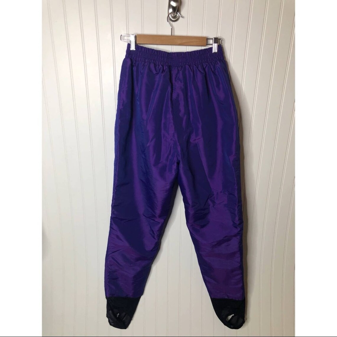 Vintage 80s/90s Ski Snow Pants Stirrups Purple Womens Tamaño Etsy