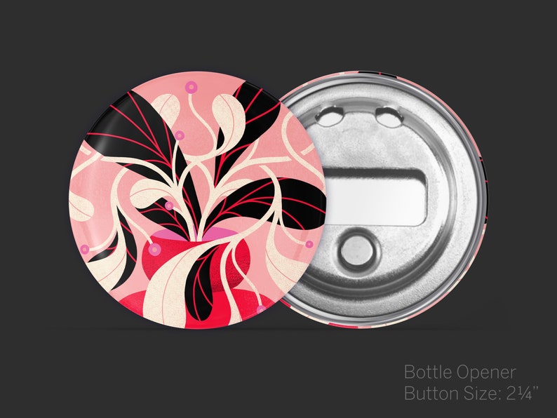 Download Handheld Purse Mirror 2 25 Pocket Mirror Or Magnetic Bottle Opener Pink Red Potted Plant Art Valentines Day Gift For Plant Lover Accessories Pins Pinback Buttons Valresa Com