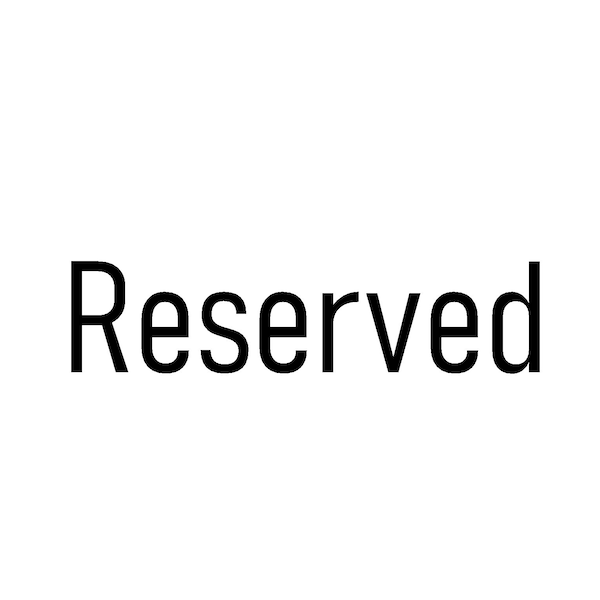 Reserved Listing For Diane Mueller