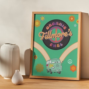 Cars Party Fillmore Fuel Station Sign Printable  | Printable Drink Station Sign Poster