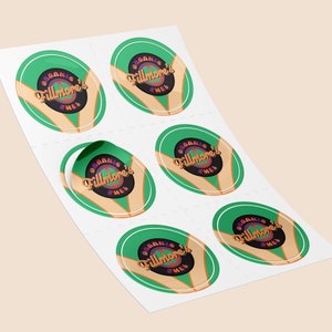 Cars Party Favor Fillmore 3 inch Round Sticker Printable Circle Label