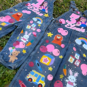 Girls Overall MRS.Rachel inspired birthday outfit