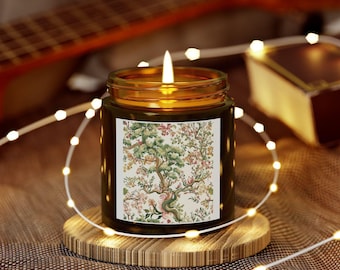 Fantasy Forest Scented Candle: Coconut Apricot Wax, Mystical Woods Fragrance