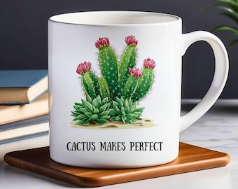 Cactus Makes Good Coffee Mug, Succulent Lover Gift