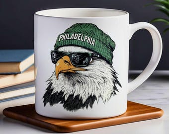 Philadelphia Eagles Ceramic Mug: Football Fan Gift