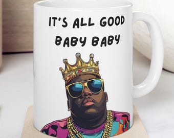 Biggie Smalls Ceramic Mug: Notorious B.I.G. Hip Hop Gift