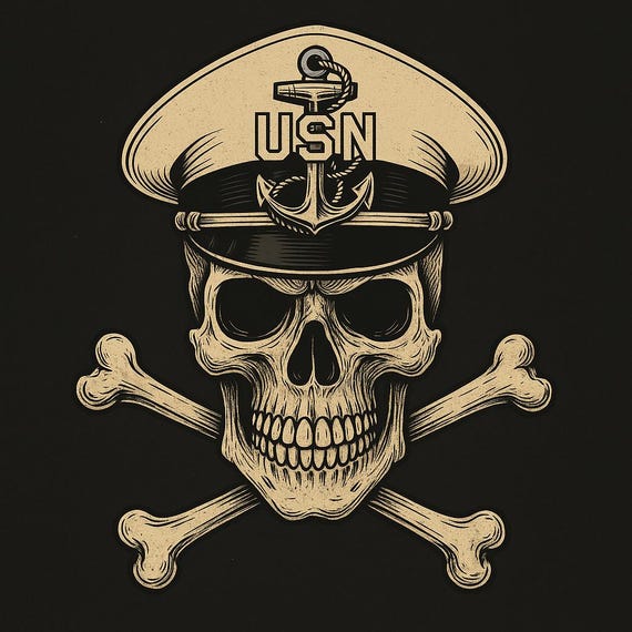 USN Chief Skull  Digital .SVG .jpeg and .PNG