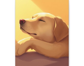 Golden Retriever Relaxation