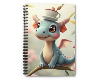 Sunny Bamboo Steam Sipper Dragon Tea Notebook