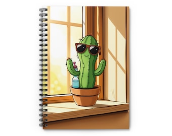 Breezy Bloom Buddy Cactus Notebook