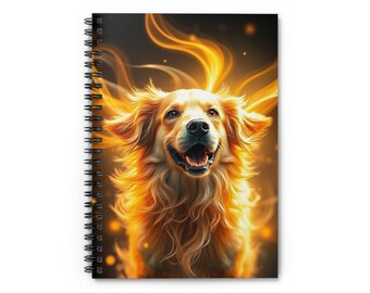 Golden Retriever Energy Burst