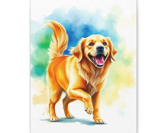 Golden Retriever Energy Wave