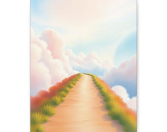 Breezy Path Through the Clouds Canvas Print