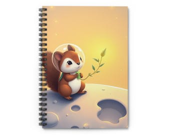 Sunny Stellar Squirrel's Trek Space Adventure Notebook