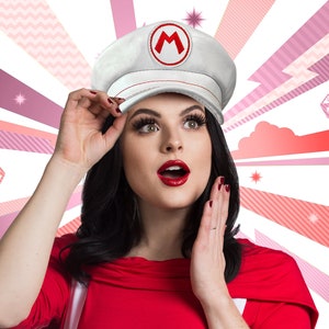 Fire Mario Inspired Plumber Cap