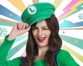 Luigi Inspired Plumber Cap