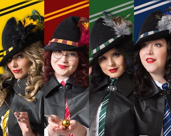 Hogwarts House Inspired Witch Hats