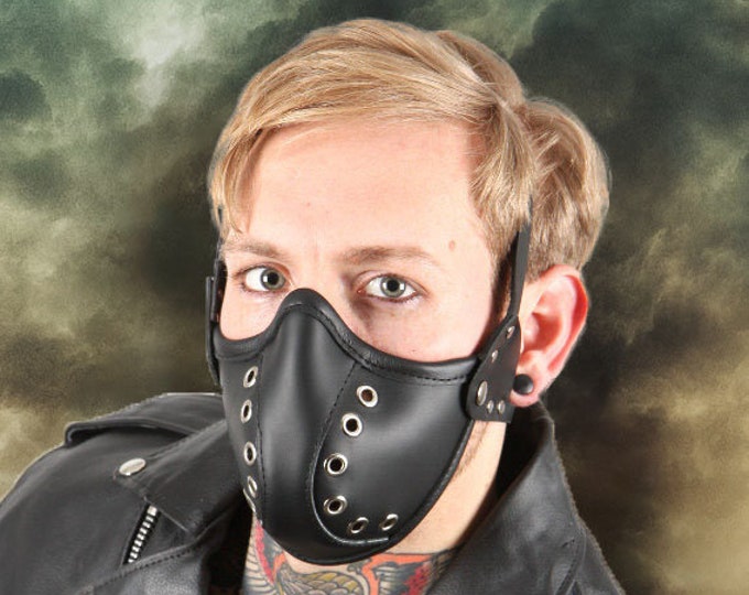 Leather Steampunk Mask Etsy