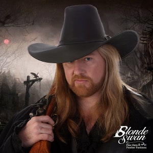 Leather Witch Hunter  Hat