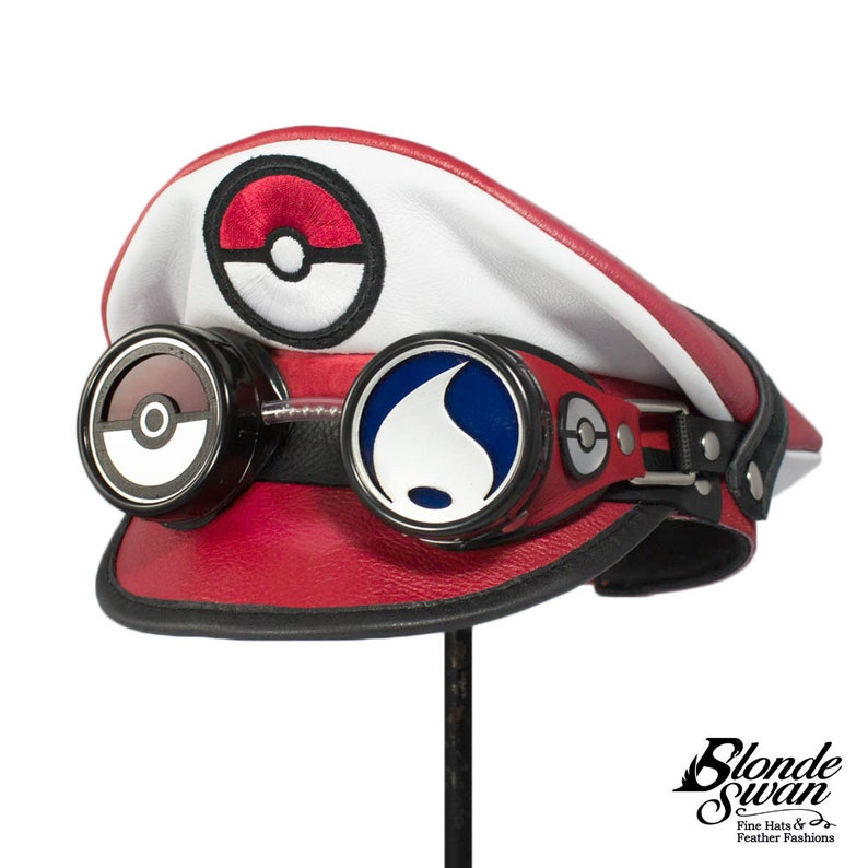 Pokemon Trainer Inspired Crush Cap & Goggles Etsy
