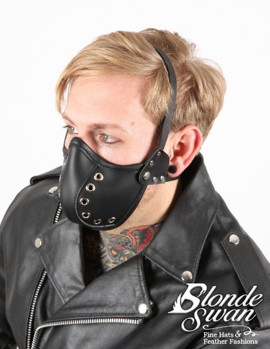 Leather Steampunk Mask Etsy