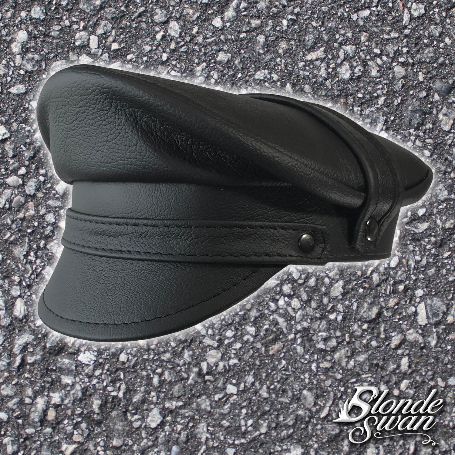 Leather sales daddy cap